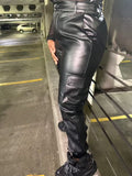 Cargo Leather Joggers